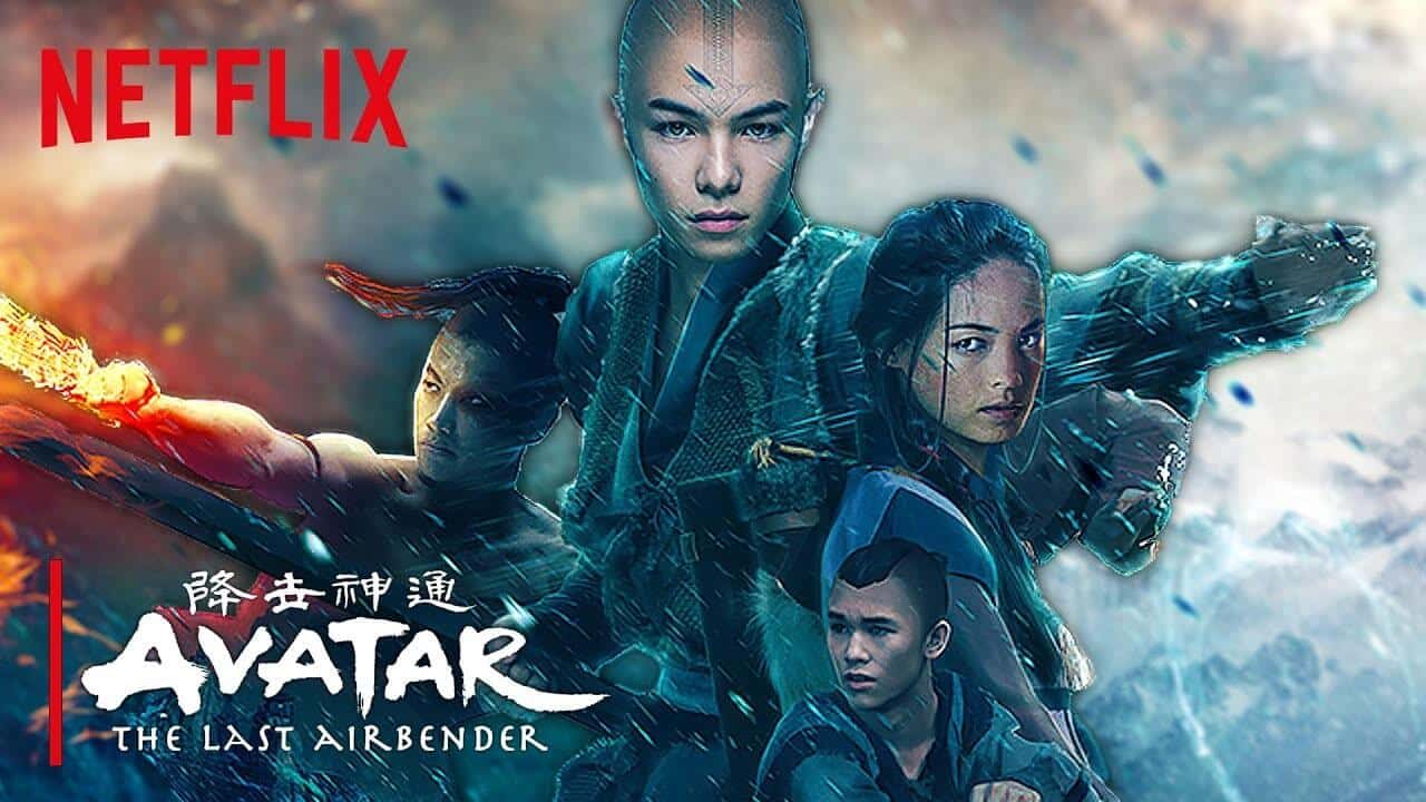 Image depicting characters from Netflix's live-action adaptation of Avatar: The Last Airbender.