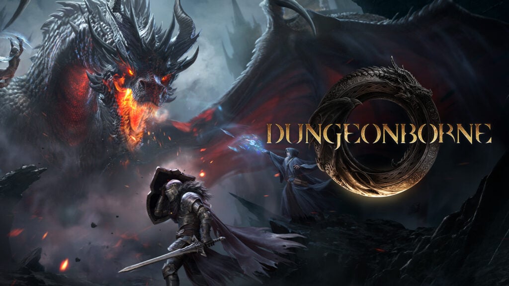 Screenshot of Dungeonborne gameplay showcasing dynamic combat and various character classes.